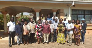 Participants at the national stakeholders’ validation workshop in Malawi pose for a group photograph