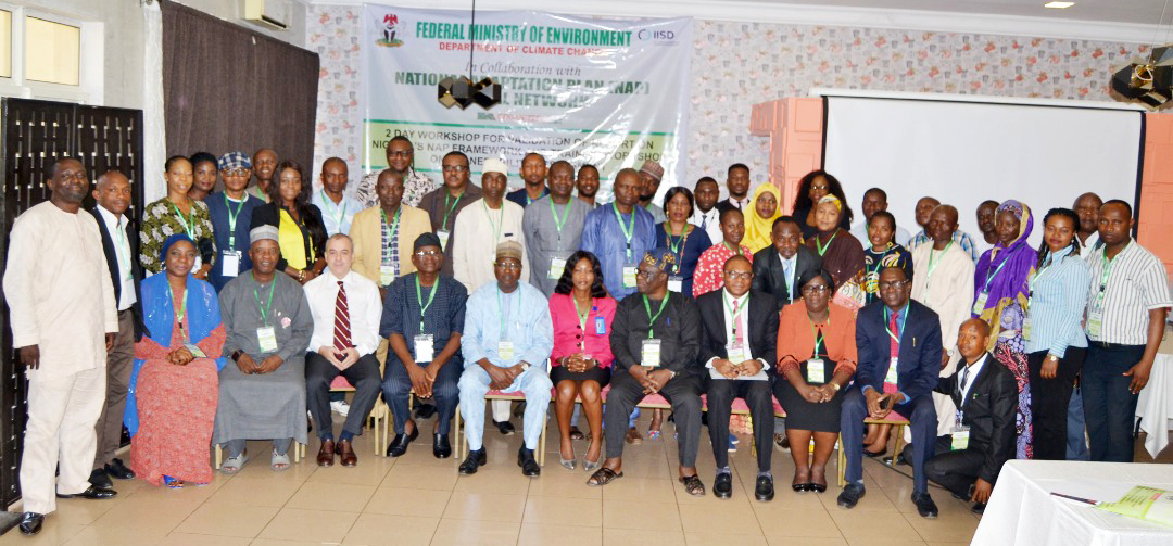 Participants of the NAP Framework Validation Workshop in Abuja.